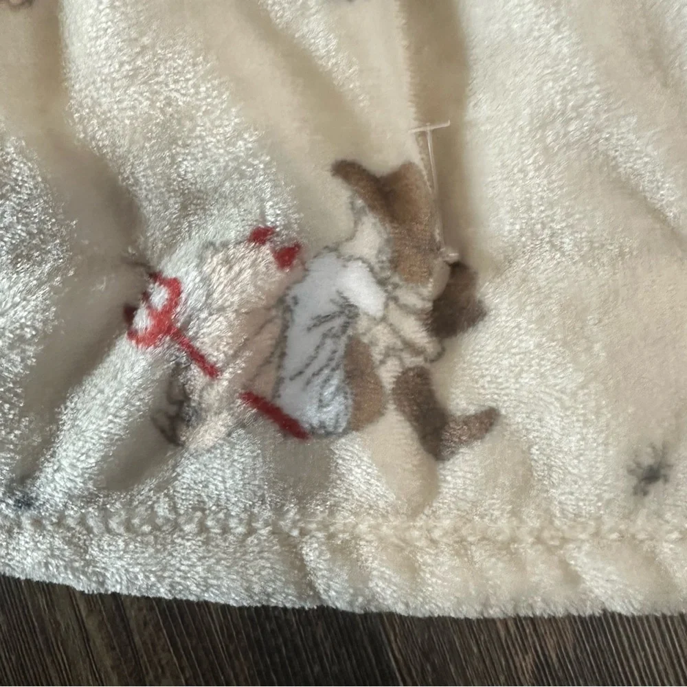 Pooh Bear Collection Halloween Baby blanket soft cream NEW